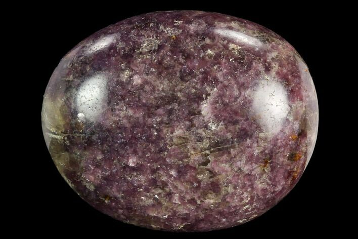 Sparkly, Purple Lepidolite Palm Stone - Madagascar #119254